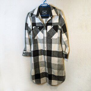 PDG warm Rowland Jacket Size XXS White/grey/black plaid